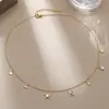 Venda Quente Moda Ouro Vento do Oceano Série de Letras Colar de Pérolas Decoração de Concha Estrela do Mar Concha Venda Quente Explosões