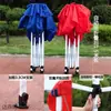 Parasol Telescópico Plegable de Cuatro Esquinas, Toldo Cuadrado para Puesto de Mercado, Refugio de Lluvia de Cuatro Patas, Paraguas Grande para Uso en Exteriores con Texto Impreso