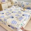 Capa de cama de algodão impermeável à prova de urina, capa de cama acolchoada espessada e respirável de algodão, capa protetora de colchão Simmons, lençol antiderrapante