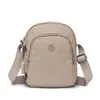 Bolsa de celular feminina 2026 verão novo modelo três camadas mini pequena bolsa carteira de moedas para celular nylon à prova d'água portátil bolsa de ombro