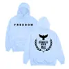 Sudadera con capucha de homenaje a Charlie Kirk Libertad para Mujeres y Hombres, Suéter de Nueva Estética, Sudadera de Manga Larga de Otoño, Ropa Deportiva de Calle