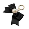Transfronterizo Nuevo Lazo Negro Sedas y Satines Metal Anillo de Resorte Abierto Colgante Decoración DIY para Zapatos Equipaje Accesorios de Decoración
