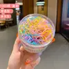 Gomas de Pelo Desechables Pequeñas para Niñas, Bandas de Pelo Coloridas de Alta Elasticidad para Niños Pequeños y Niñas, Gomas Pequeñas para Coletas