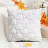 Capas de Almofada de Natal e Páscoa Mais Vendidas Transfronteiriças, Capas de Almofada Jacquard Tridimensionais Frescas, Decoração Simples de Páscoa