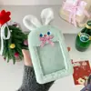 Hisocute Soporte para Tarjetas de Peluche de Animales Cubierta Protectora para Tarjeta de Estudiante de Campus Set de Soporte para Tarjetas Polaroid de 3 pulgadas
