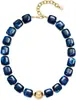 Collar de Bolas de Resina Transparente Arcoíris Estilo Nuevo Europeo y Americano Transfronterizo, Accesorio de Cuello Versátil de Moda para Mujer