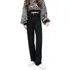 Jeans Wide-Leg Feminino 2026 Outono Novo Cintura Alta Petite Perna Reta Solto Emagrecimento Slim-Fit Calça Longa