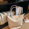 Bolso Grande de Lado Suave Casual para Mujer 2026 Nuevo Popular Versátil Bolso de Hombro de Moda para Viajes Diarios Bolso Tote