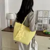Bolso de Gelatina de PVC para Mujer de Verano, Transparente y de Alta Gama, Bolso de Gran Capacidad de Moda y Versátil para el Trabajo