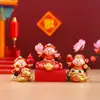 Ornamento Criativo de Mesa Estilo Chinês da Sorte, Estrelas da Fortuna Vêm para Minha Casa Caixa Surpresa Desenho Animado Brinquedo Tendência Figuras, Decoração de Presente de Inauguração