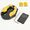 Soporte Lateral para Vehículo Eléctrico de Tamaño Grande Almohadilla Antideslizante Material de Aleación de Aluminio Pedal Motocicleta Soporte Único Caballete Almohadilla Protectora Universal