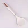 Espátula Blanca de Silicona Resistente a Altas Temperaturas de Grado Alimenticio para Uso Doméstico, Espátula Especial para Sartenes Antiadherentes, Utensilios de Cocina, Espátula para Cocinar, Espumadera