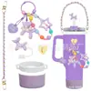 Accesorios Decorativos Stanley Correa de Mano de Cuerda Trenzada Estuche para Labial Llavero Duende Briqueta Funda de Silicona Antideslizante para Taza