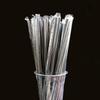Pajita desechable de plástico PP de 6 mm con tubo curvado, empaquetada por separado, para cócteles y jugos.