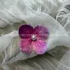 Zapatos de Flores Artificiales Flor Phalaenopsis Piezas de Perla Zapatos con Agujeros DIY con Color Fresco de Verano Libro Rojo Pequeño Nuevo