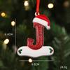 2026 Pingente de Resina de Natal para Família DIY Nome Escrito à Mão Osso de Cachorro de Natal Decoração de Árvore de Natal Personalização