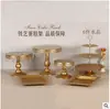 Juego de Soporte para Pasteles de Hierro Estilo Europeo Decoración de Bodas Tienda de Postres Soporte para Incienso Plato para Pasteles