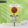 Ramo de Girasoles Extra Grande para el Día del Maestro, Flores Artificiales Tejidas a Mano, Souvenir del Día del Maestro, Regalo Pequeño