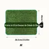 Tapete Sanitário para Cães Transfronteiriço Pet Simulação Gramado Lavável à Máquina Antiderrapante Tapete Carpete Tapete Sanitário para Cães e Gatos