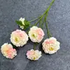 Flores Artificiales para Boda, Peonías Koi, Flores Falsas para Decoración de Sala de Estar y Casa de Huéspedes, Arreglos Florales para Salones de Boda, Flores de Seda