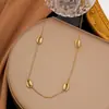 Conjunto de Colar de Aço Titânio para Mulheres Dongguan Transfronteiriço, Conjunto de Colar e Pulseira de Coração de Alta Qualidade, Conjunto de Joias da Moda Leve de Luxo