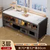 Aparador de Pizarra Gabinete de Almacenamiento de Pared Integrado Gabinete de Almacenamiento Gabinete Multifuncional de Cocina Alacena Gabinete de Almacenamiento para Microondas