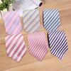 Corbata de Jacquard de Seda Rayada Formal de Negocios para Hombre Coreana Moda Casual Profesional Sarja Venta al por Mayor Diseño de Moda