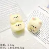 Cachorro de Dibujos Animados Tridimensional DIY Pegamento Cremoso Accesorios de Resina Funda para Teléfono Móvil Cuerda para la Cabeza Llavero Material Decoración