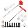 Ferramenta de Desmontagem e Montagem de Válvula de Pneu, Ferramenta de Desmontagem Rápida e Reparo, Conjunto de Ferramentas para Instalação do Núcleo da Válvula de Reparo de Pneu
