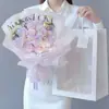 Hielo Picado Flor Rosa Azul Eterna Gipsofilia Ramo Seco Día de San Valentín Chino Navidad Día de San Valentín Regalo de Cumpleaños para Novia