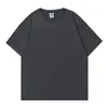 Camiseta Publicitária de Algodão Puro com Logo Personalizado de Manga Curta Roupa de Trabalho Uniforme de Turma Gola Redonda Camiseta Cultural Uniforme de Grupo Familiar