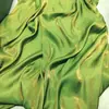 Textura de Lámina Dorada Seda Fondo de Sirena Tela para Vestido Tela Degradada Vestido Colorido Seda Ilusión