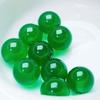 Cuentas sueltas no porosas de ágata natural de medio agujero, accesorios de bricolaje directos de fábrica, ágata negra, verde, blanca, amarilla y roja, venta al por mayor