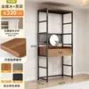 Cabideiro de metal guarda-roupa combinação aberta de chão cabide de roupas de quarto cabide de closet walk-in doméstico
