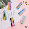 Pinzas para el pelo de gelatina de colores caramelo, versátiles y de moda, para mujeres, mercado nocturno