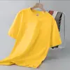 Camiseta de manga corta transfronteriza azul marino, top de moda ajustado para hombre, camiseta simple y casual de cuello redondo, para exportación