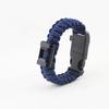 Pulseira de Sobrevivência na Selva Paracord Trançada Pulseira de Sobrevivência Bússola Campo Pulseira Multifuncional Apito Pulseira Paracord