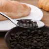 Cuchara de Acero Inoxidable, Cuchara Sopera de Fondo Plano, Cuchara para Comer Estudiante Estilo Japonés y Coreano, Cuchara Utensilio de Hotel Estilo Palacio, Cuchara Cuadrada para Cubiertos Occidentales
