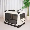 Exportación Transfronteriza Exclusivamente para Transporte Aéreo: Jaulas para Mascotas Plegables y Portátiles, Adecuadas para Bichón Frisé, Perreras Grandes para Perros Montadas en Coche y Uso de Transporte