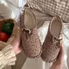 Zapatos de algodón para confinamiento posparto de primavera y verano para mujeres embarazadas, Lazo retro divertido, Suelas blandas para exteriores, Estilo cómodo y casual