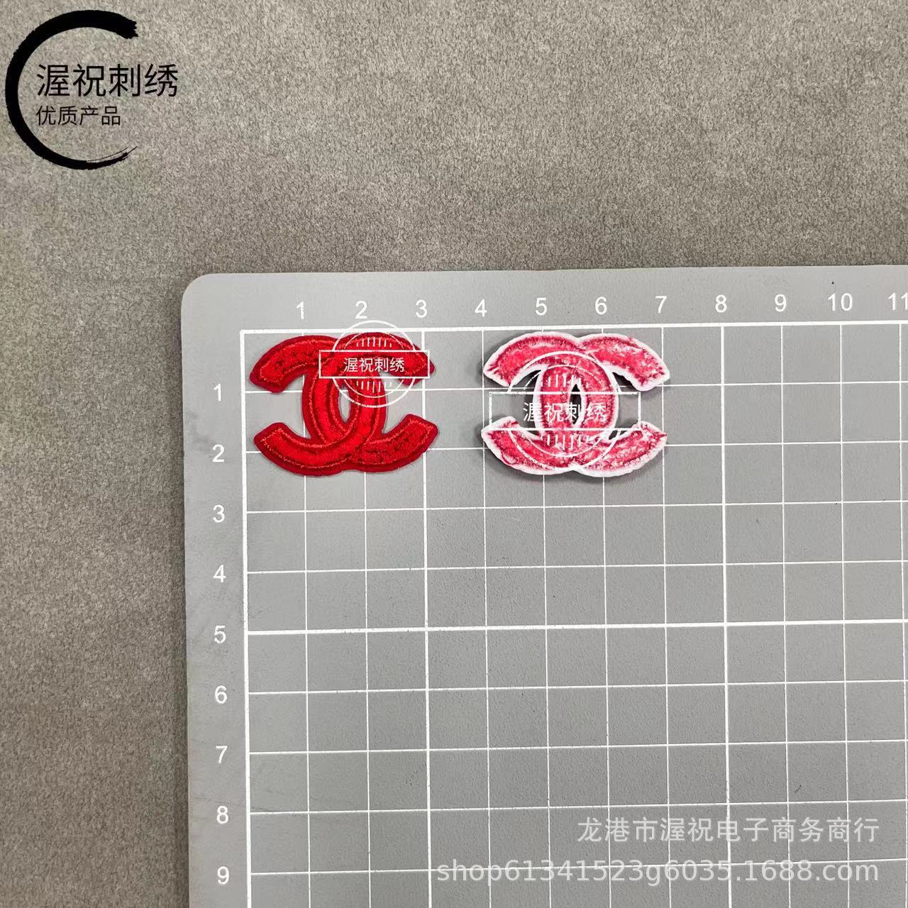 布贴刺绣款双C WZ-BTCXSC003