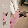 Cachorro Lindo Hogar Niños Flocado Suave y Cómodo Manta de Cabecera de Dormitorio Alfombrilla para Ventana Abuhardillada de Balcón Alfombra Decorativa