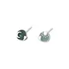 Pendientes de botón de plata de ley S999 Estrella Luna Soñadora para Mujer Lujo Ligero Fresco Dulce Estilo Coreano Exquisitos Artísticos Pendiente Venta al por Mayor