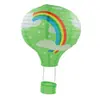 Linterna Plegable Arcoíris Decorativa de Jardín de Infancia, Bola de Panal, Globo Aerostático, Decoración Interior para Maestro de Jardín de Infancia de 8 pulgadas