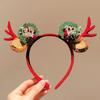 Bonita diadema de oso de peluche, regalo navideño, diadema, decoración navideña, tarjeta para el cabello, joyería con foto, accesorios para el cabello para mujeres