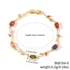 Moxi Transfronterizo Pulsera de Moda con Forma de Hoja de Zircón y Enredadera de Diamantes Completos Pulsera de Moda Geométrico Simple Personalizado