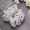 Pinza de Plisado de Gasa Estampada de Gama Alta para Mujer Tamaño Grande Nuevo Clip para el Cabello 2025 para la Parte Posterior de la Cabeza Pinza de Tiburón Accesorios para el Cabello