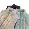 Nuevo Chaleco de Algodón de Alta Calidad con Cuello Alto a Bloques para Pareja, Chaqueta sin Mangas con Forro de Grafeno, Otoño/Invierno 2026