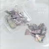 Decoraciones para Uñas con Piezas de Concha Natural Tamaño Irregular Ultra-Delgadas Fragmentos de Paua Iridiscentes Accesorios de Decoración para Uñas