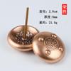 Mini quemador de incienso para el hogar, plato de incienso, estante de incienso creativo, pequeños adornos antiguos de animales, línea de calabaza Xiangyun, plato de incienso pequeño